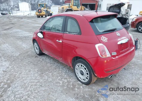 2013 Fiat 500 Pop из США, поврежденный, VIN 3C3CFFAR1DT738415